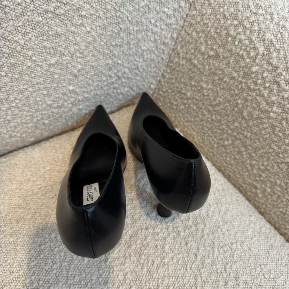 JIMMY CHOO Maryanne 100 Leather Pump size 7.5 - Picture 4 of 12